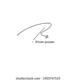 ra letter logo vector template sign symbol icon