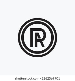 RA letter monogram logo for personal branding or bussines brand