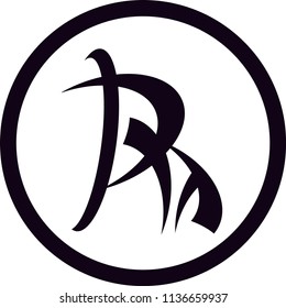 ra letter vector logo