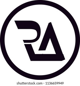 ra letter vector logo