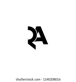 ra letter vector logo