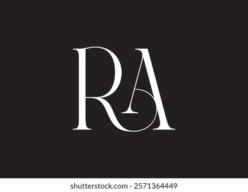 RA Logo Design Creative and Modern Logo Design
