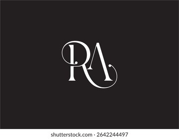 RA Logo Design Creative and Modern Logo Design