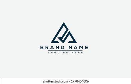 RA Logo Design Template Vector Graphic Branding Element.