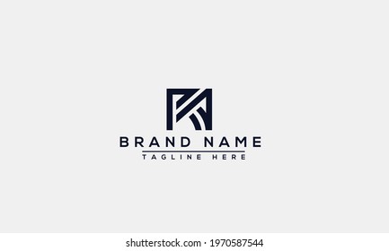 RA Logo Design Template Vector Graphic Branding Element.