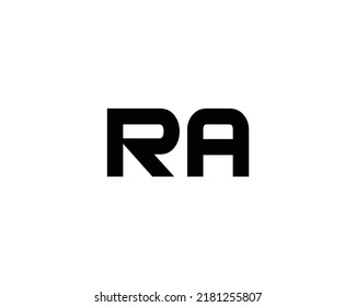 RA-Logo-Design, Vektorgrafik-Vorlage