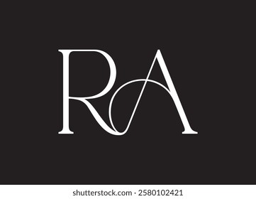 RA Logo Hand Drawn Signature logo