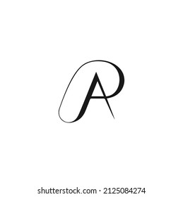 RA PA AR AP R A P Letter Logo Icon Design Vector Template.