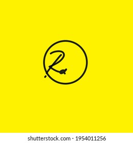 RA r a Initial handwriting creative fashion elegant design logo Sign Symbol template vector icon