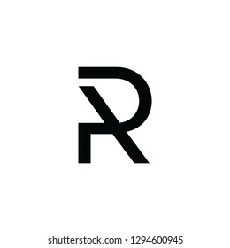 RA R A Letter logo design in black colors.modern letters vector icon logo illustration