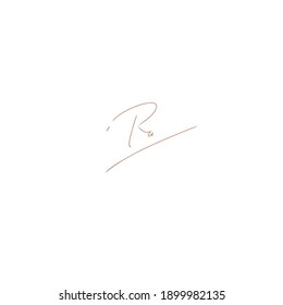 Ra white background handwritten logo