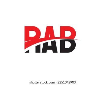 RAB Letter Initial Logo Design Vector Illustration