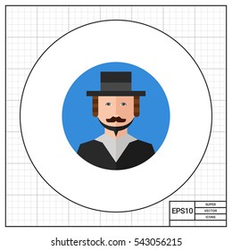 Rabbi Portrait Icon