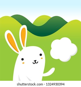rabbit animal character