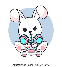 rabbit animal character play game
