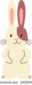 Rabbit Animal Childish Vector Illustration