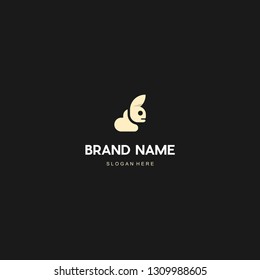 Rabbit Animal Cute Abstract Illustration Vector Business Logo