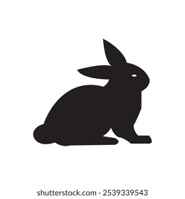 Rabbit. Animal Rabbit. Rabbit icon on white background. Rabbit icon vector design illustration. simple icon.