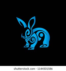 rabbit animal for logo software