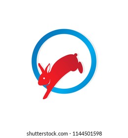 rabbit animal for logo software