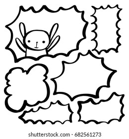rabbit announcement balloons
