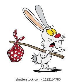 Rabbit asking for directions