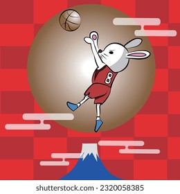 Rabbit basketball player who shoots all over the place