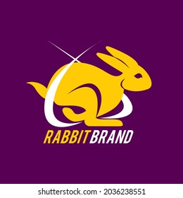 Rabbit brand vector - Vector ilustration