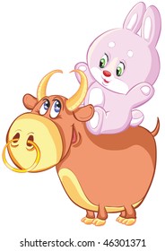 rabbit with bullock
