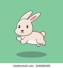 rabbit bunny cartoon egg easter cute background vector poster animal sale pet icon character drawing