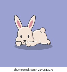conejo conejo caricatura huevo pasador lindo fondo vectorial afiche venta animal mascota personaje dibujo