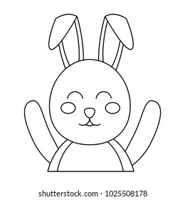 rabbit or bunny icon image 