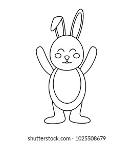 rabbit or bunny icon image 