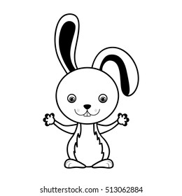rabbit or bunny icon image 