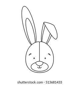 rabbit or bunny icon image 