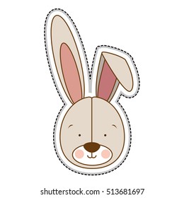 rabbit or bunny icon image 