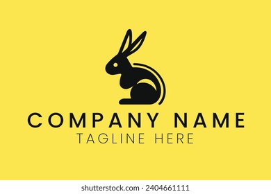 rabbit bunny logo vector vector sublimation