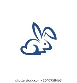 Rabbit, Bunny mascot animal icon design logo