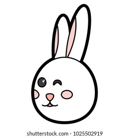 rabbit or bunny wink icon image 