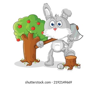 the rabbit Carpenter illustration. character vector