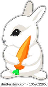 rabbit with carrot