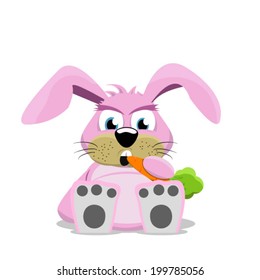 rabbit with carrot 