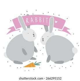 rabbit and carrot