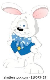 Rabbit - Cartoon Character - Vector Illustration