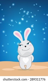 rabbit cartoon cute