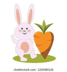 Rabbit cartoon design