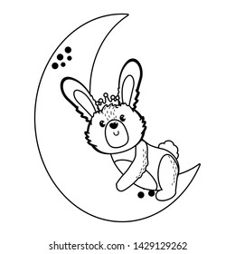 Rabbit cartoon design vector illustration