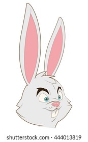 rabbit cartoon icon