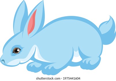 Rabbit Cartoon vector art and illustration