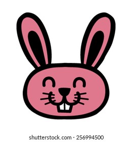 Rabbit Cartoon Vector Icon